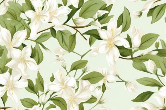 Floral Motifs Repeating Patterns Tile