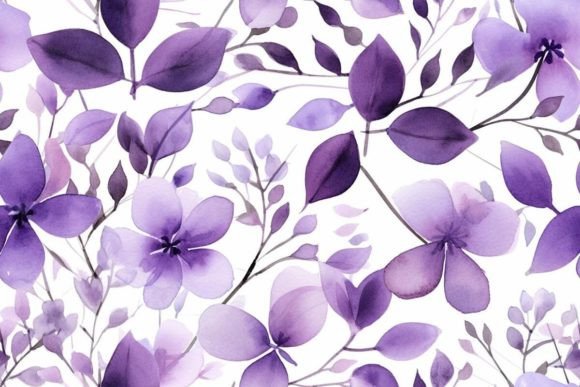 Graphic Illustration Blooming Patterns
