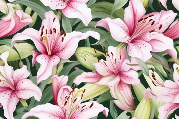 Plant Patterns Blooming Patterns Motif for Design